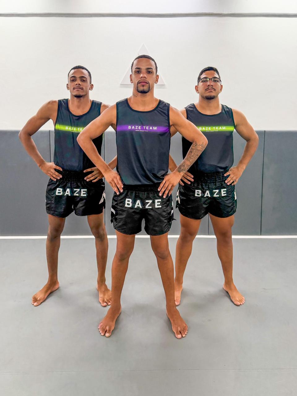 Momento de treino na BAZE Academy